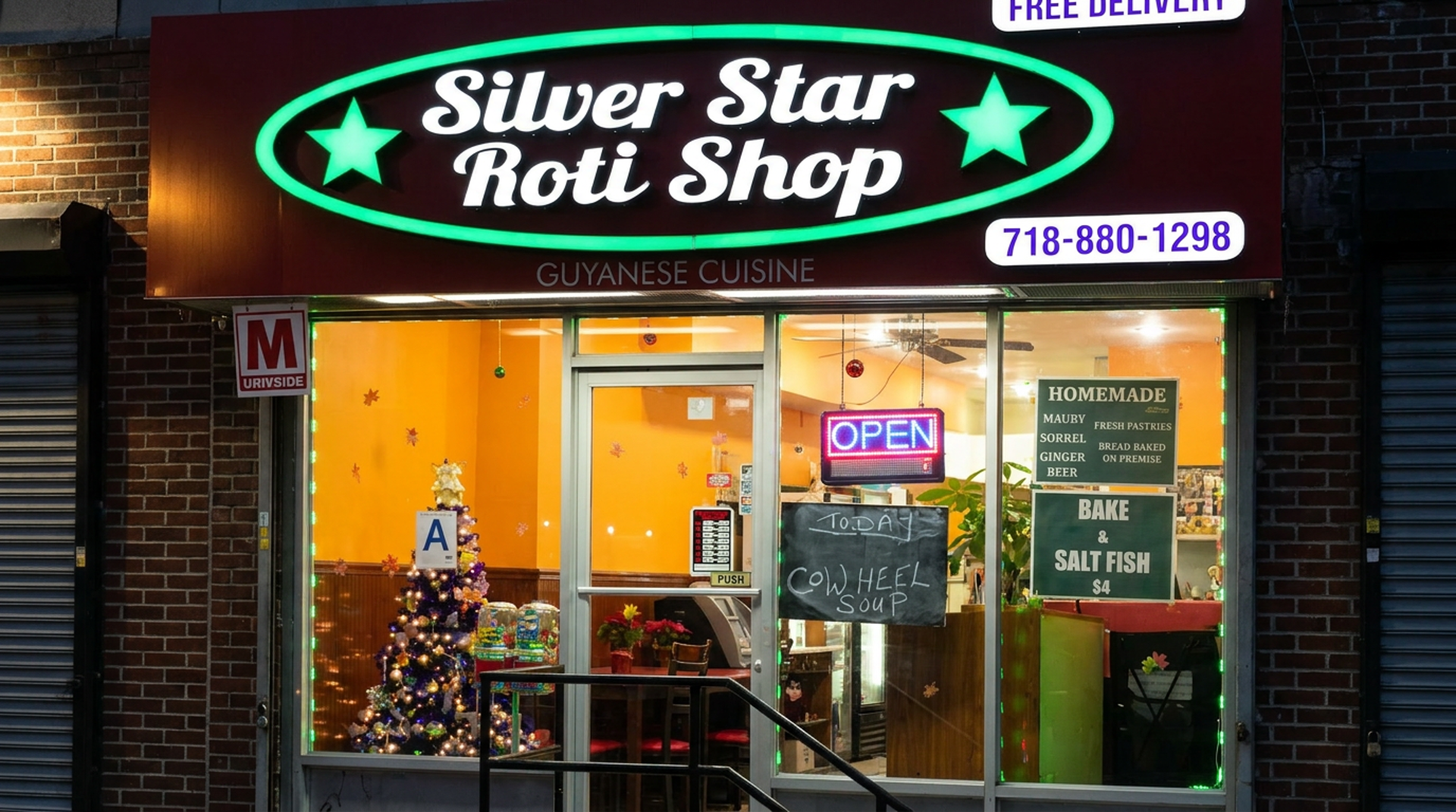 Roti shop on Rockaway Boulevard
